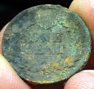 1901 Indian Head penny - reverse