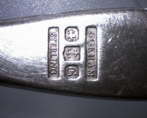 Spoon silver stamp