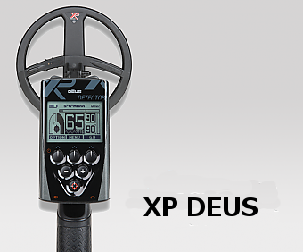 top view of XP Deus metal detector
